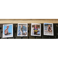 Fotomagneten 8x6 set van 9